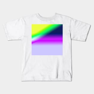 colorful rainbow abstract texture design Kids T-Shirt